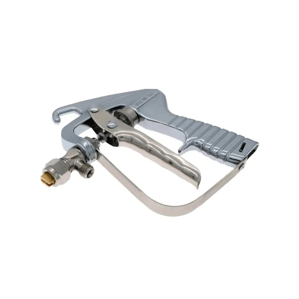 Contact adhesive gun for precise glue application on wood, laminate, and leather surfaces