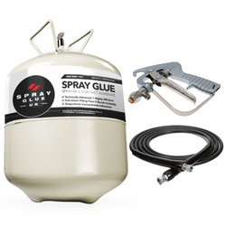 Contact adhesive canister setup white canister + gun and hose